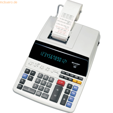 Sharp Tischrechner EL-2607V weiß