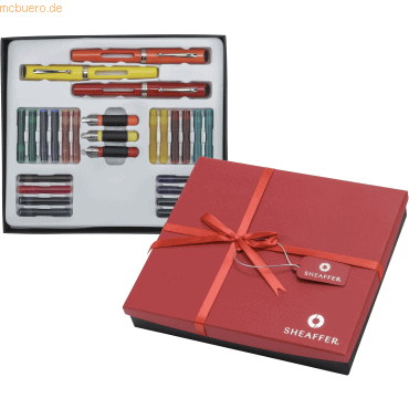 Sheaffer Kalligrafie-Geschenkset Maxi 3 Füllhalter/3 Federn/14 Patrone