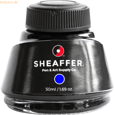 0074040942217 - Tintenfass 50ml Blau löschbar 0074040942217 Sheaffer