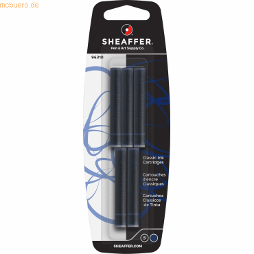 0074040963106 - 12 x Tintenpatronen Skrip Classic VE= 5 Stück Blau-Schwarz Bl