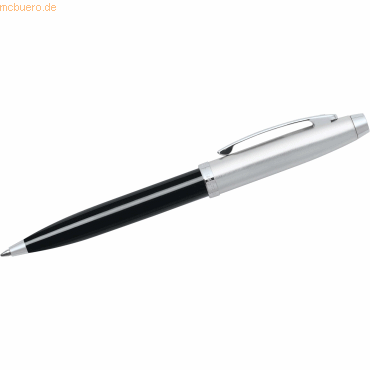 Sheaffer Kugelschreiber 100 schwarz gebürstete Chromkappe