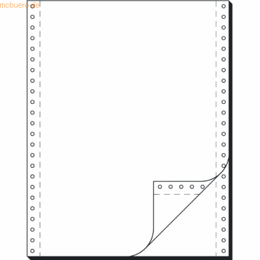 Sigel EDV-Papier 12x240mm selbstdurchschreibend VE=2x1000 Blatt