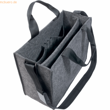 4004360793684 - Schultertasche BA410 150 mm x 36 cm x 28 cm x 15 cm Dunkelgrau Griff vorhanden Ja Schultergurt vorhanden Ja