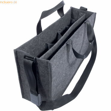 4004360793660 - Schultertasche BA411 150 mm x 50 cm x 28 cm x 15 cm Dunkelgrau Griff vorhanden Ja Schultergurt vorhanden Ja