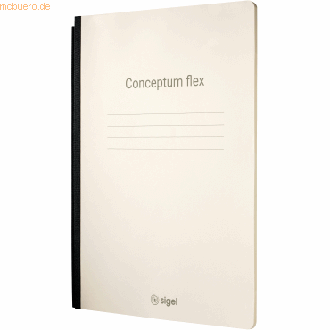 Sigel Notizheft Conceptum flex A4 46 Blatt Softcover kariert 80g/qm ch