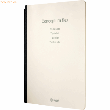 Sigel Notizheft Conceptum flex A4 46 Blatt Softcover To-do-Liste 80g/q