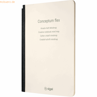 Sigel Notizheft Conceptum flex A5 46 Blatt Softcover Mindmap 80g/qm ch