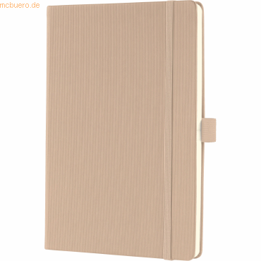 4004360804137 - 3 x Notizbuch Conceptum A5 97 Blatt Hardcover liniert 80g beige