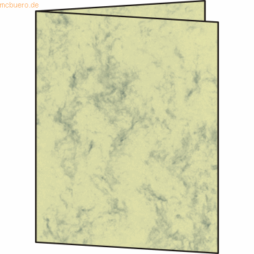 Sigel Marmor-Karten A5 185g/qm beige VE=25 Stück