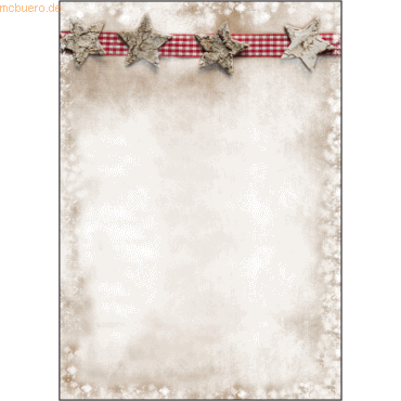 4004360842382 - Motiv-Weihnachtsbriefpapier Winter Chalet DP052 A4 90g  4004360842382 25 Blatt