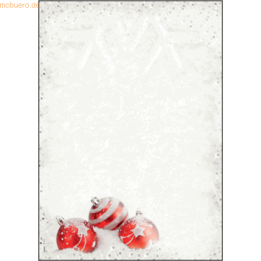 4004360827211 - Motiv-Weihnachtsbriefpapier Winter Flair DP247 A4 90g  4004360827211 100 Blatt