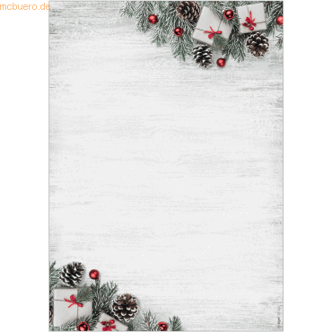 4004360786662 - Motiv-Weihnachtsbriefpapier Scandinavian Christmas DP416 A4 90g  4004360786662 100 Blatt