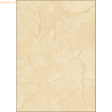 Sigel Designpapier Struktur A4 90g/qm Granit beige VE=100 Blatt