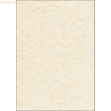 Sigel Designpapier Struktur A4 200g/qm Perga champagne VE=50 Blatt