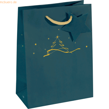 4004360799877 - Geschenktasche Small Christmas Tree petror mit Mattlackierung 4004360799877 - Geschenktasche Small Christmas Tree petror mit Mattlackierung