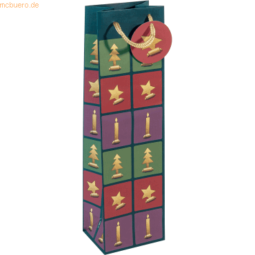 4004360799488 - Geschenktasche GT048 Cut-out style Weihnachten Large Cut-out-style Baum Kerze Stern Cut-out style 100mm x 350mm 4004360799 5 Stück 4004360799488 - Geschenktasche GT048 Cut-out style Weihnachten Large Cut-out-style Baum Kerze Stern Cut-out style 100mm x 350mm 4004360799 5 Stück