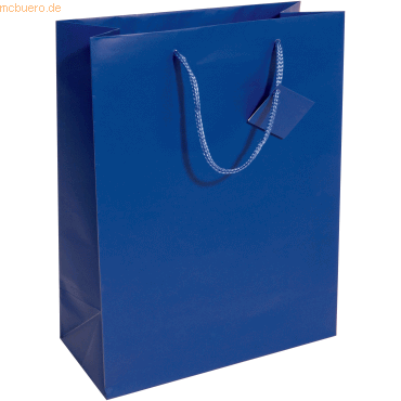 4004360797590 - Geschenktasche Large ultramarinblau mit Mattlack und Geschenkea