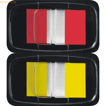 Sigel Haftmarker Film Color-Tip rot/gelb VE=100 Stück