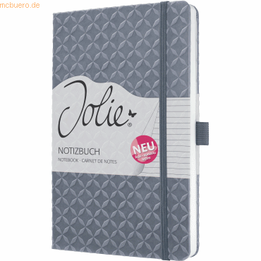 2 x Sigel Notizbuch Jolie Hardcover ca. A5 87 Blatt 80g/qm liniert gla