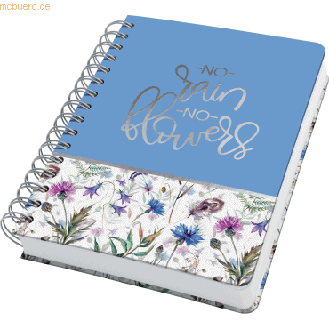 Sigel Spiral-Notizbuch Jolie Dot-Lineatur A5 Misty Meadows 240 Seiten