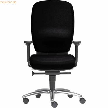 4250416813657 - Büro-Drehstuhl Lady Comfort mit Armlehnen Alu-F