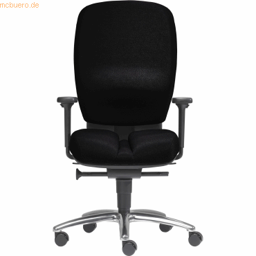 4250416824615 - Büro-Drehstuhl Mister Office mit Armlehnen Alu-Fußkreuz schwar 4250416824615 - Büro-Drehstuhl Mister Office mit Armlehnen Alu-Fußkreuz schwar