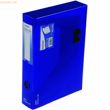 5017303025611 - Dokumentenbox A4 60mm blau