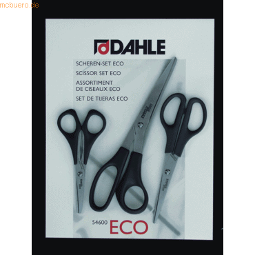 Dahle Scheren-Set 13/16/21cm schwarz