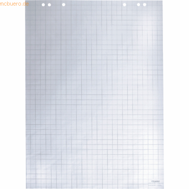 4007885450377 - 5 x Flip-Chart-Block 68x95cm kariert 20 Blatt gerollt