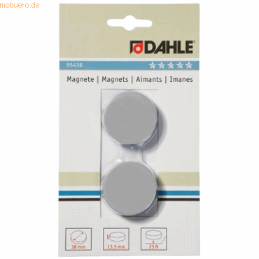 4007885984384 - 10 x Magnete 38mm grau VE=2 Stück