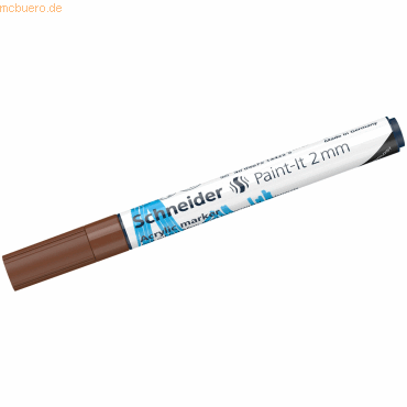 Schneider Acrylmarker Paint-It 310 2mm braun