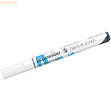 Schneider Acrylmarker Paint-It 310 2mm weiß