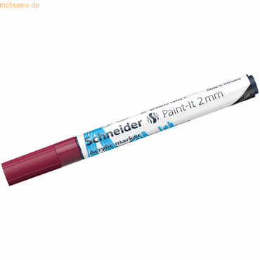 Schneider Acrylmarker Paint-It 310 2mm burgundrot