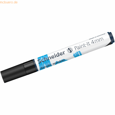 Schneider Acrylmarker Paint-It 320 4mm schwarz