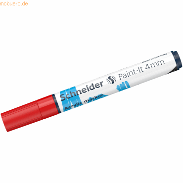 Schneider Acrylmarker Paint-It 320 4mm rot