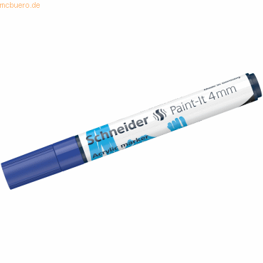 Schneider Acrylmarker Paint-It 320 4mm blau