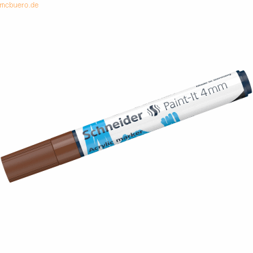Schneider Acrylmarker Paint-It 320 4mm braun