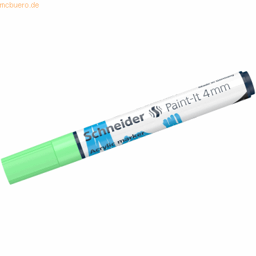 Schneider Acrylmarker Paint-It 320 4mm pastell grün
