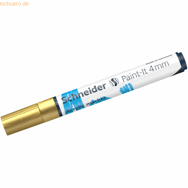 Schneider Acrylmarker Paint-It 320 4mm gold
