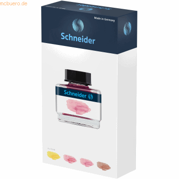 4004675148193 - Pastell-Tintengläser Geschenkset 2 4x Tintenglas 15ml Tintenkonverter 4004675148193 Schneider