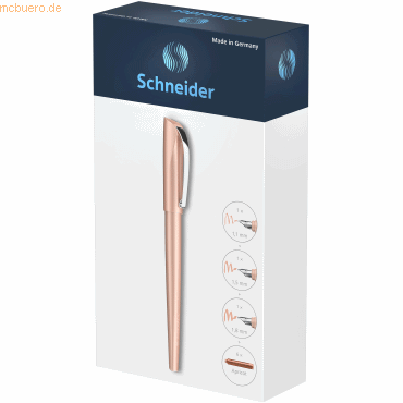 Schneider Schreibgeräteset Füller Callissima apricot