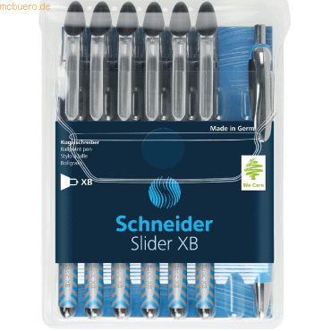 4004675096906 - AKTION Kugelschreiber Slider Basic schwarz Schreibfarbe schwarz 6 St + GRATIS Slider Kugelschreiber Rave XB schwarz 4004675096906 - AKTION Kugelschreiber Slider Basic schwarz Schreibfarbe schwarz 6 St + GRATIS Slider Kugelschreiber Rave XB schwarz