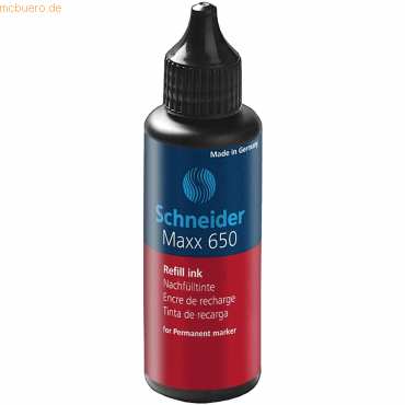 4004675005946 - 6 x Permanentmarker Nachfülltusche 650 rot 50ml