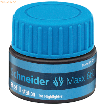 4004675010797 -  Textmarkernachfülltinte Maxx 660 166003 blau 4004675010797 Schneider