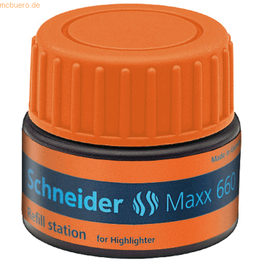 4004675010858 -  Textmarkernachfülltinte Maxx 660 166006 orange 4004675010858 Schneider