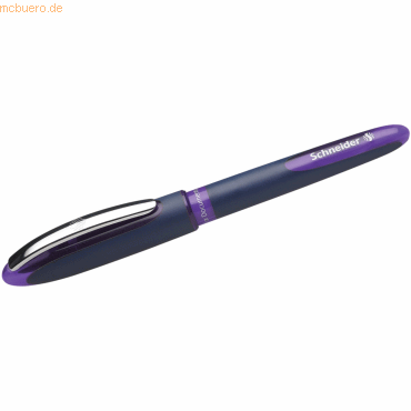 5 x Schneider Tintenkugelschreiber One Business 0,6mm violett