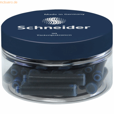 4004675111364 - 6 x Tintenpatrone Standard mitternachtsblau Runddose VE=30 S