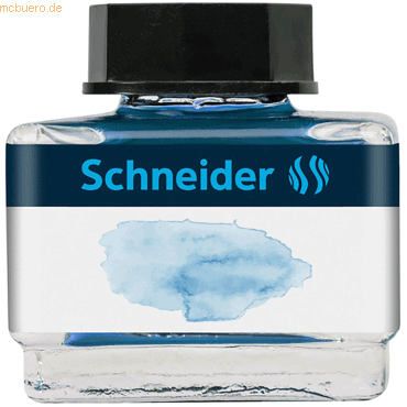 4004675141279 - Tintenglas Pastell 15 ml Ice Blue flüssige Pastell-Tinte 4004675141279 Schneider