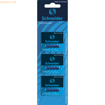 4004675766038 - 10 x Tintenpatrone Standard königsblau Blisterkarte VE=3x6 S