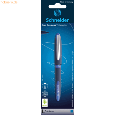 4004675099990 - 5 x Tintenkugelschreiber One Business 06mm blau Blisterverp